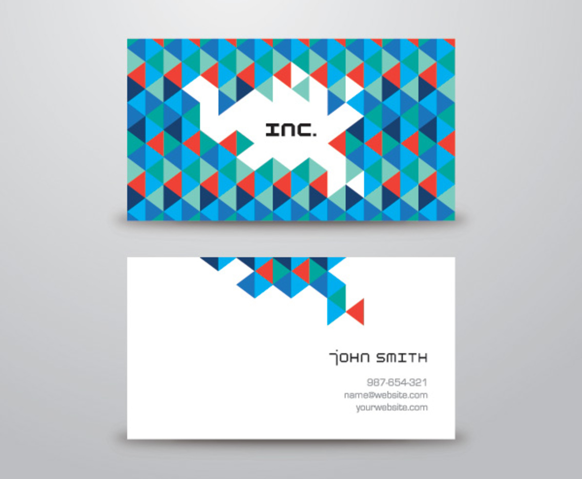 Triangular Business Card