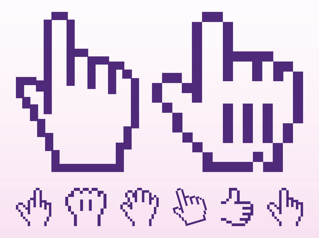 Pointer Hand Icons