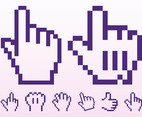 Pointer Hand Icons