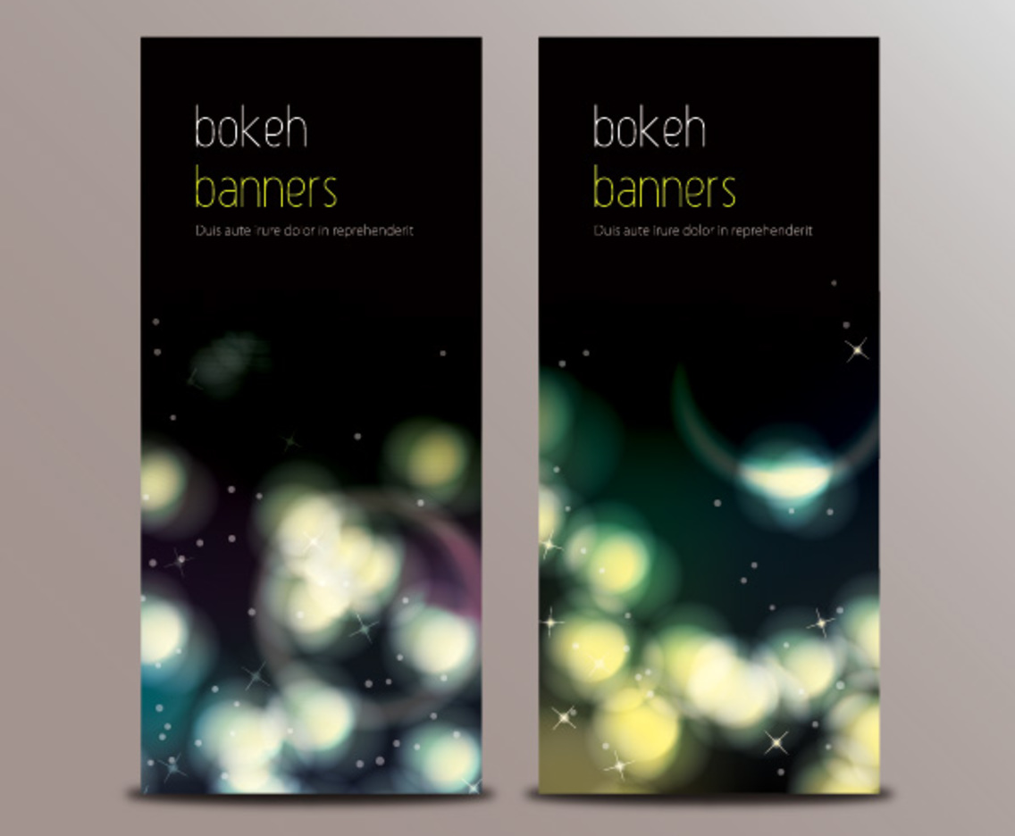 Bokeh Banners
