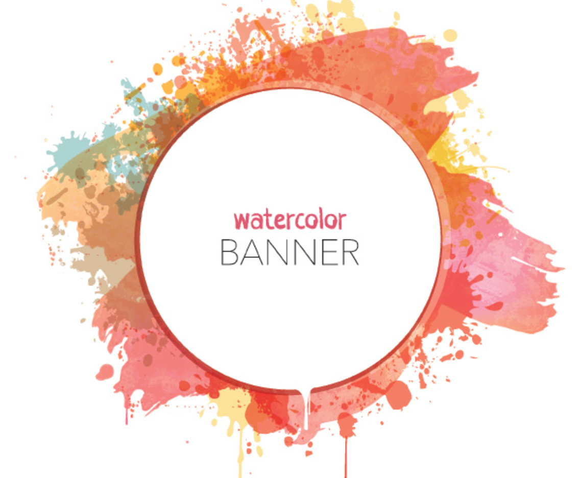 Watercolor Banner