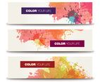 Splashed Color Banners