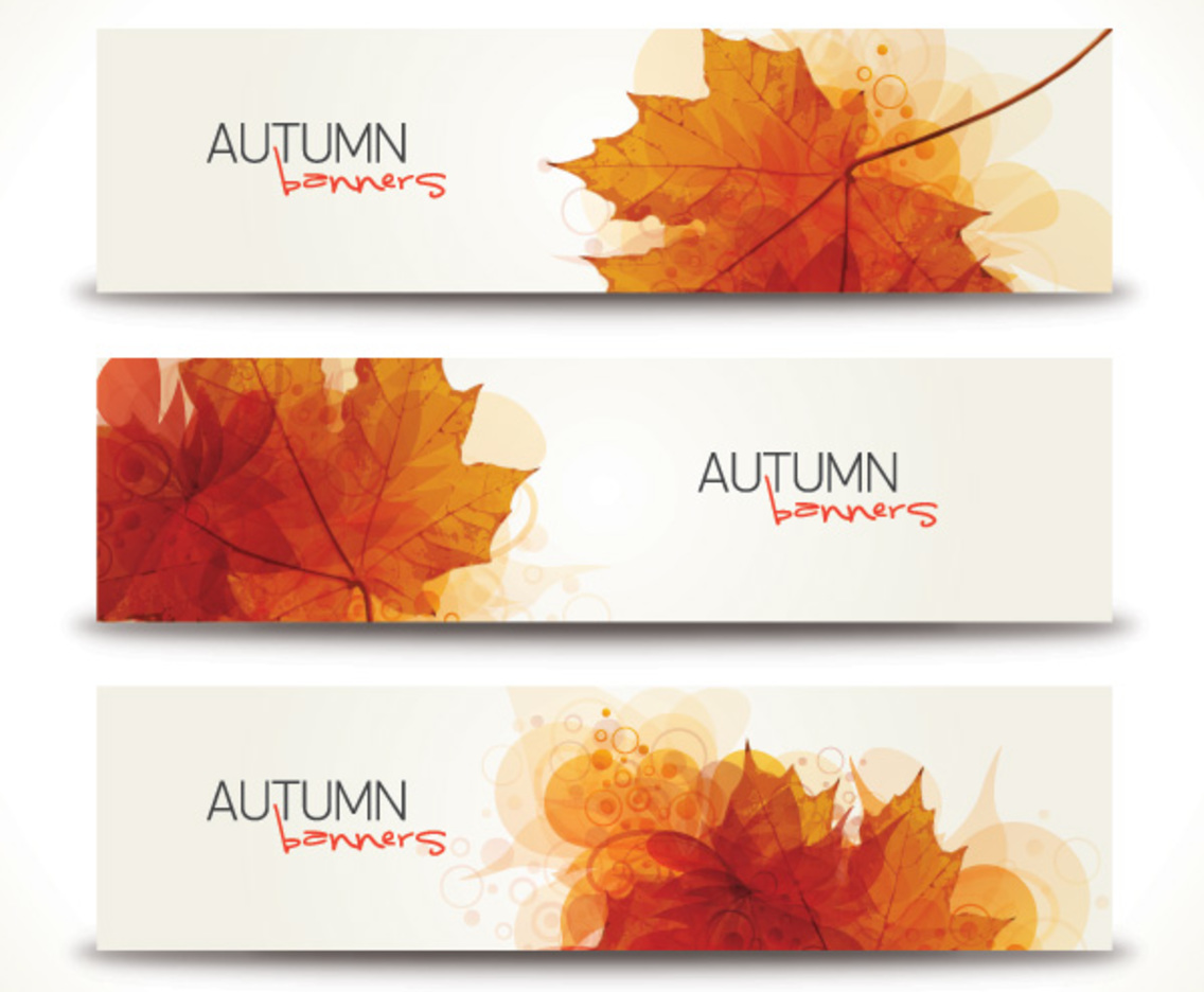 Minimal Autumn Banners