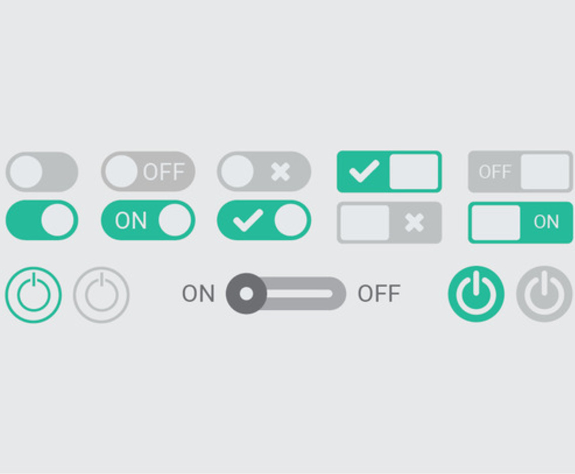 On Off Button Vectors 