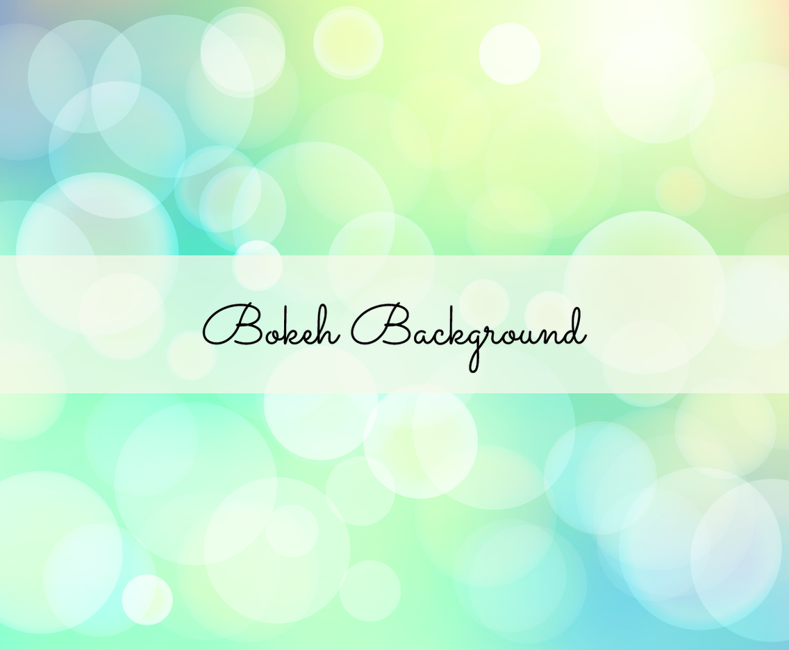 Elegant Bokeh Background Illustration 