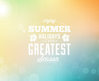 Summer Holidays Background
