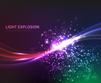 Abstract Light Explosion