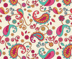 Colorful Paisley Background
