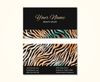 Zebra Print Business Card