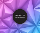 3D Geometric Triangles Background
