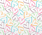 Outline Hearts Pattern