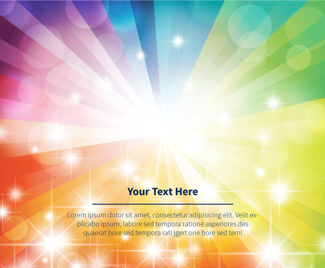 Rainbow Beautiful Multicolor Abstract Background