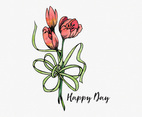 Watercolor Flower Greeting Card