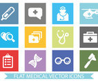 Flat Medical Vector Icons