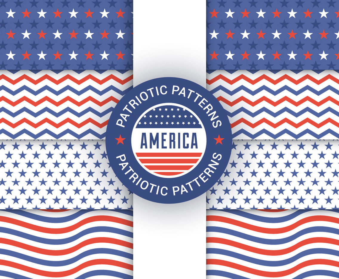 Patriot Seamless Patterns