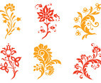 Floral Scrolls Graphics