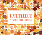 Awesome Watercolor Splatters Vector Background