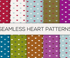 Colorful Seamless Heart Patterns
