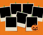 Cute Halloween Photo Collage Template