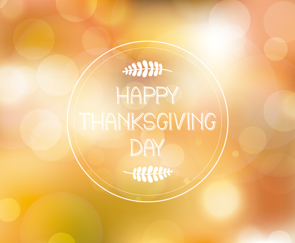 Happy Thanksgiving Vector Background