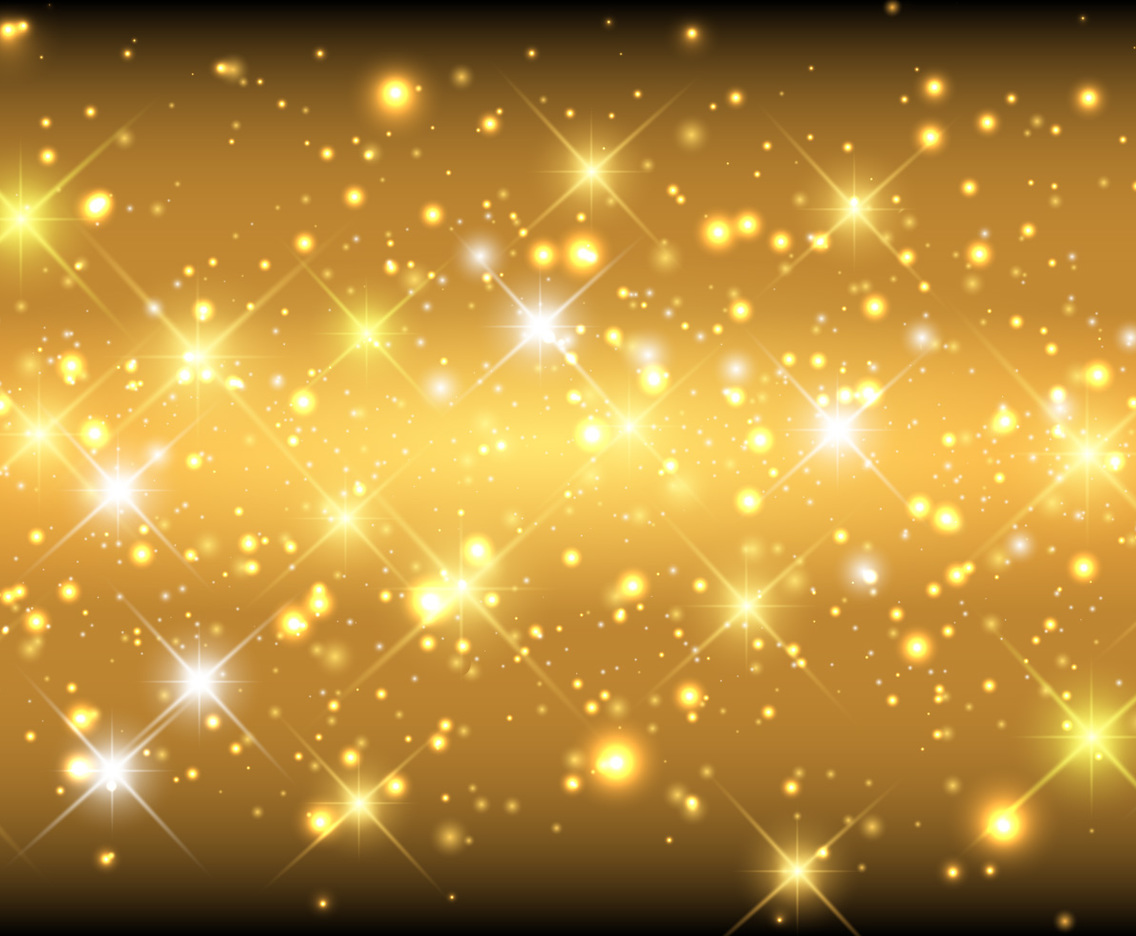 Gold Sparkle Abstract Background