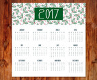 Cute 2017 Christmas Calendar