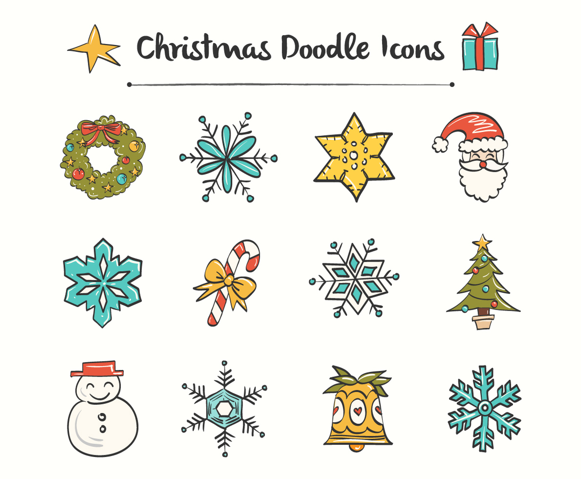 Christmas Doodle Icons