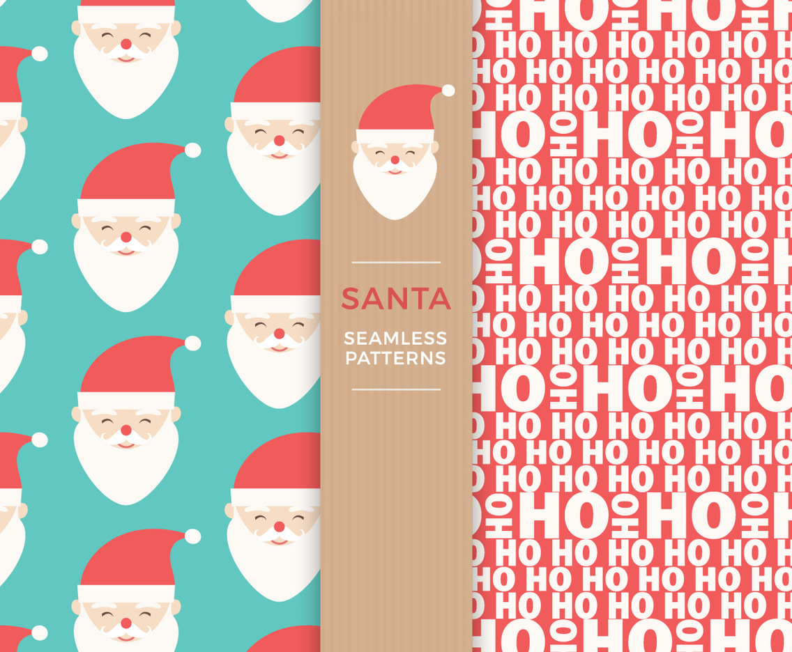 Santa Seamless Patterns