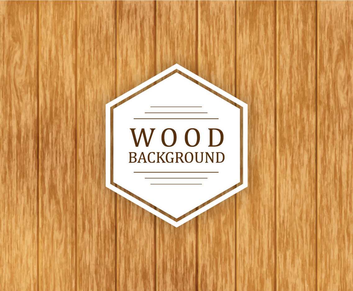 Elegant Vector Wood Background