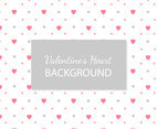 Pink Heart Pattern Background