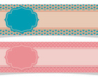 Cute Scrapbook Style Banners