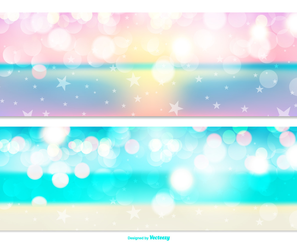 Colorful Sparkle Banners