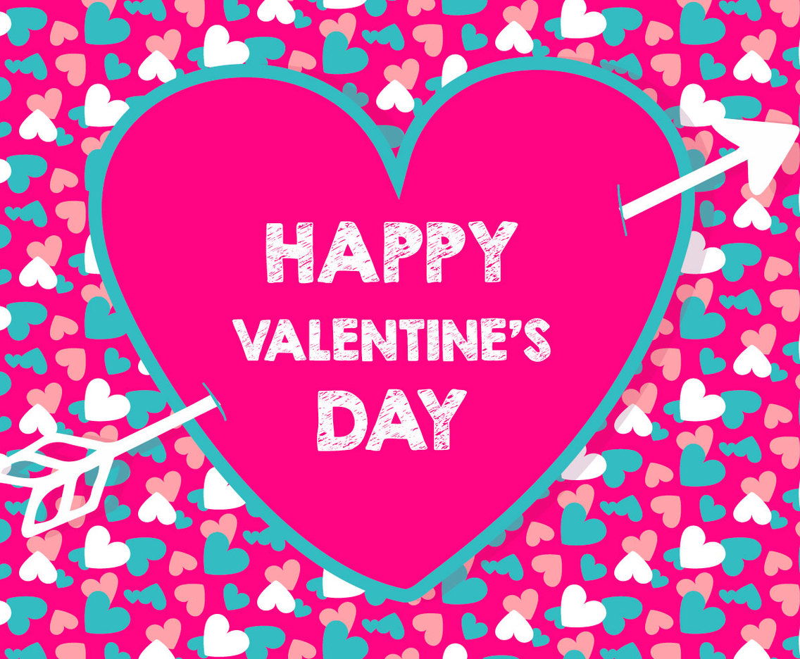 Colorful Valentine's Day Background