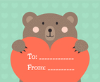 Cute Valentine Bear