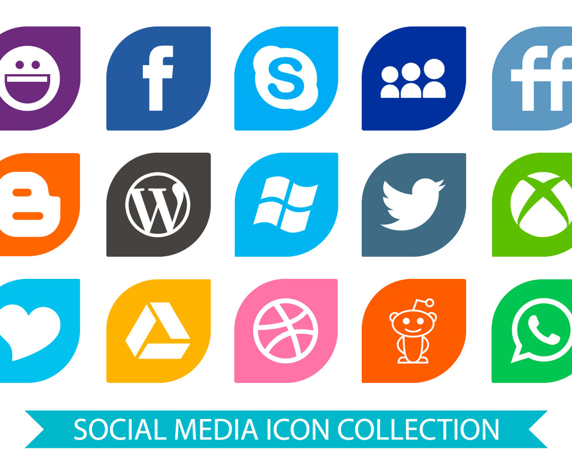 Social Media Vector Icon Collection