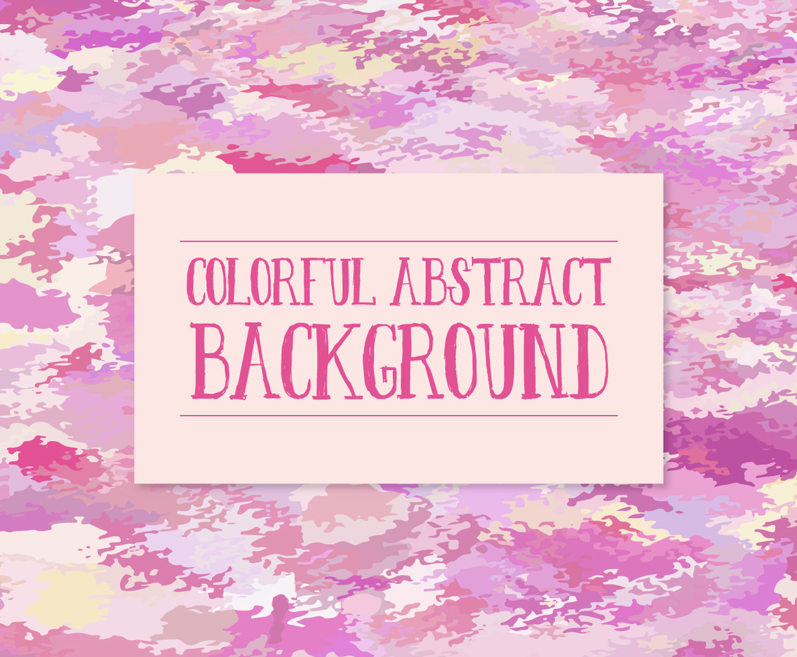 Pink Camo Style Colorful Abstract Background