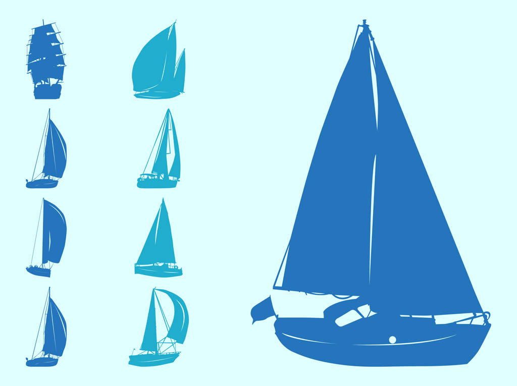 Ships Silhouettes Graphics