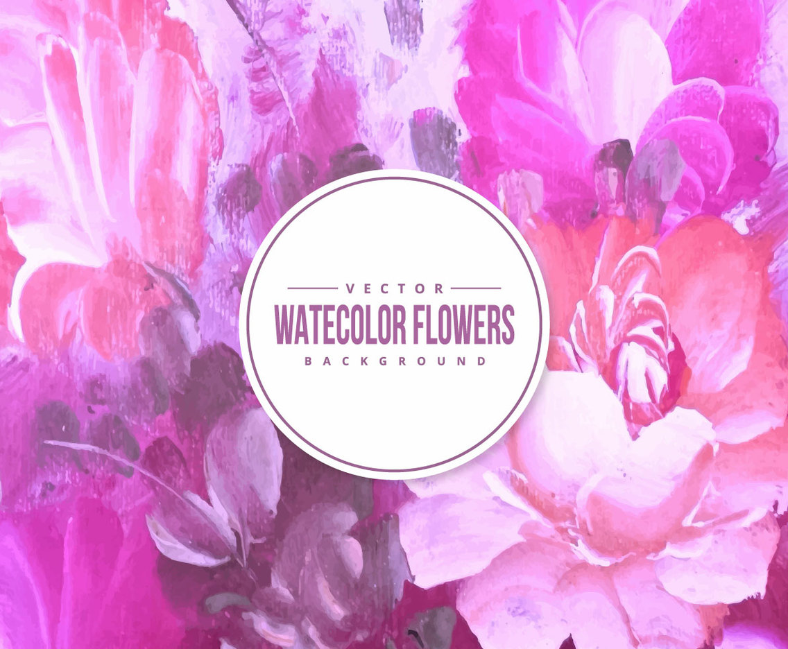 Floral Watercolor Background