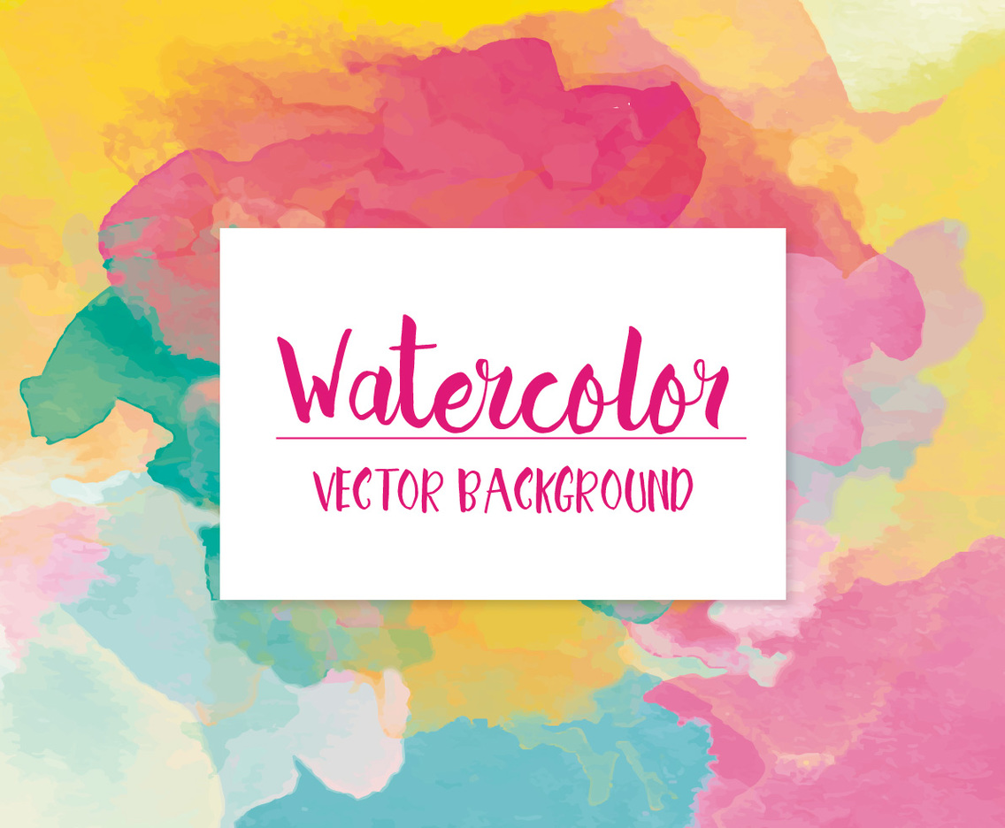 Multicolor Watercolor Background