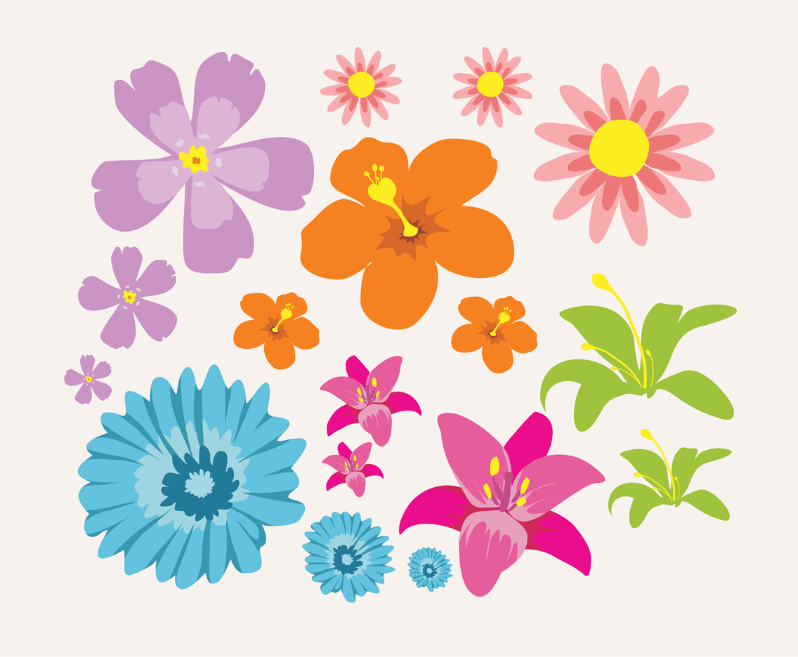 Summer Floral Background