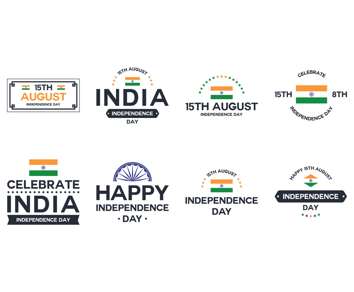 India Independence Day Vectors