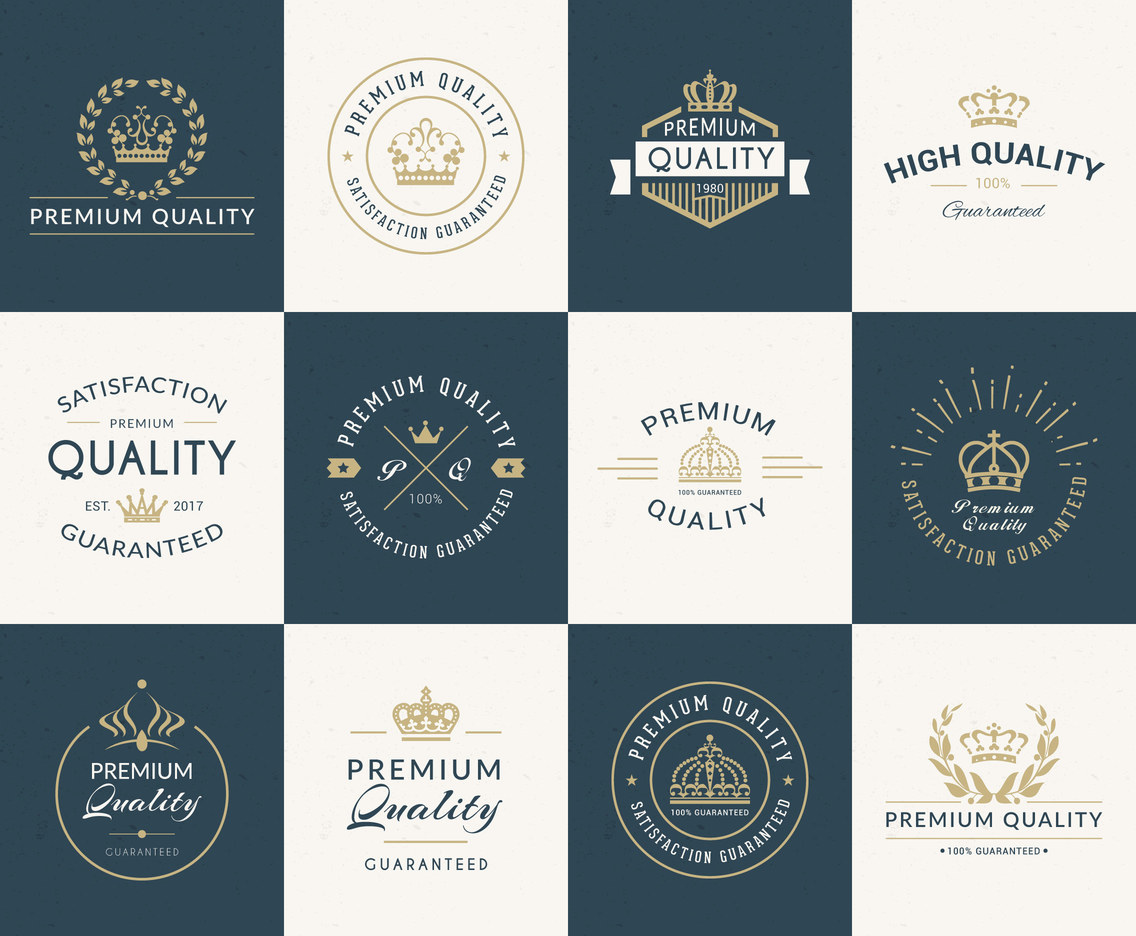 Premium Quality Vector Badges And Labels