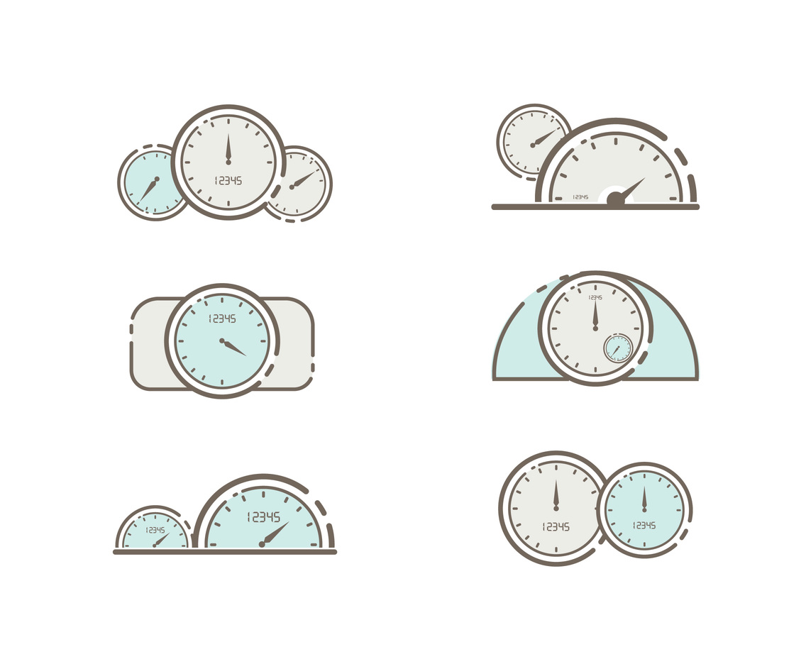 Dashboard Icons Vector