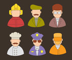 Nice Person With Different Occupation Vector