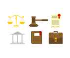 Law Icons Vector