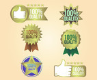 Warranty Labels Quality Vector