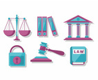 Lawyer Vector Icons
