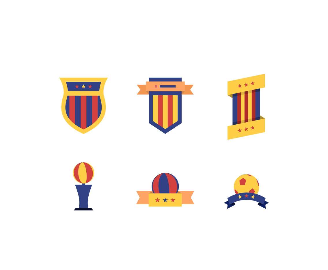 Free Soccer Team Barcelona Vectors