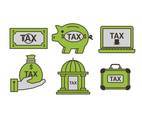 Green Tax Icon Set 