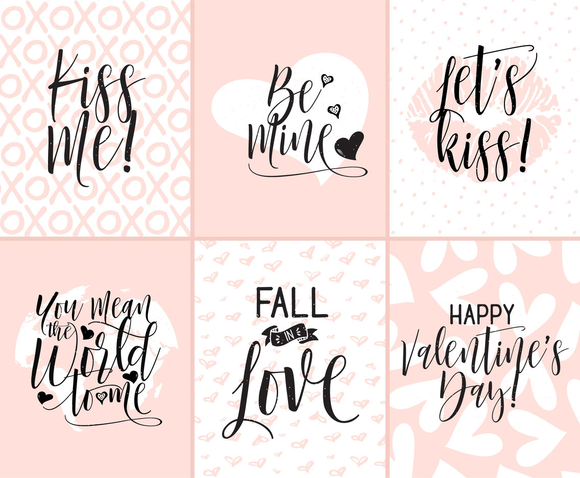 Valentine And Romantic Vector Cards